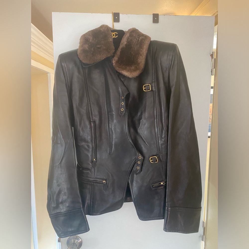 Hermes leather jacket